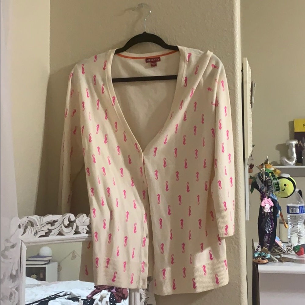 Merona Sea Horse Cardigan